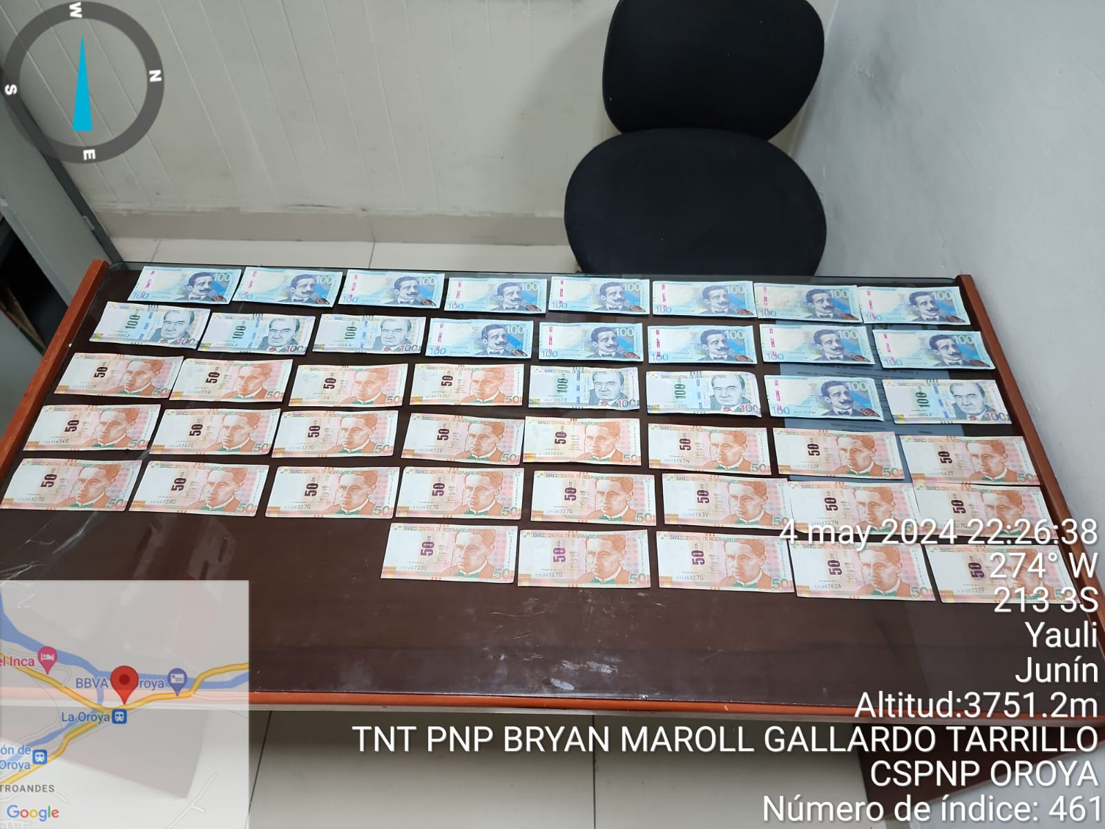 Billetes falsificados
