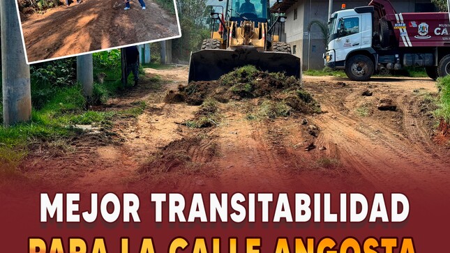  Mejor transitabilidad para la calle angosta