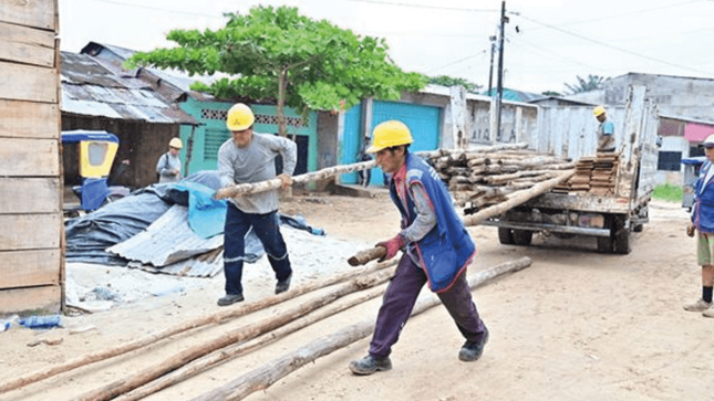 Entrega de madera