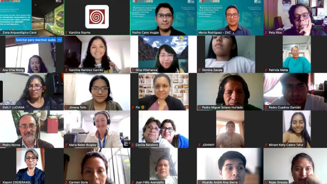 MUSEO CARAL VIRTUAL: más de 200 alumnos participaron en nuestras mediaciones gratuitas