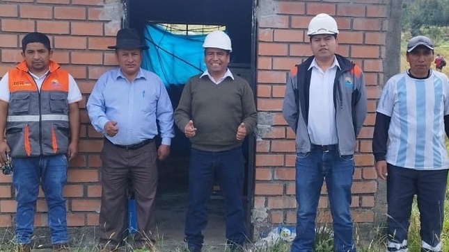 Imagen de visita a la estación CPACC en la localidad de Pinahuasi de la provincia de Huaraz