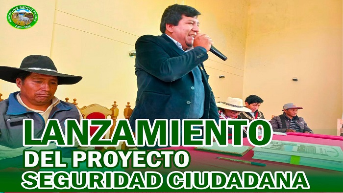 Lanzamiento del proyecto seguridad ciudadana
