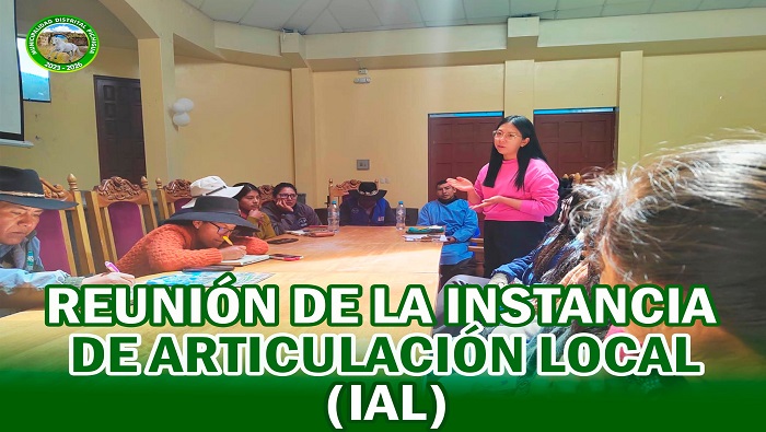 Reunion de la Instancia de articulacion local