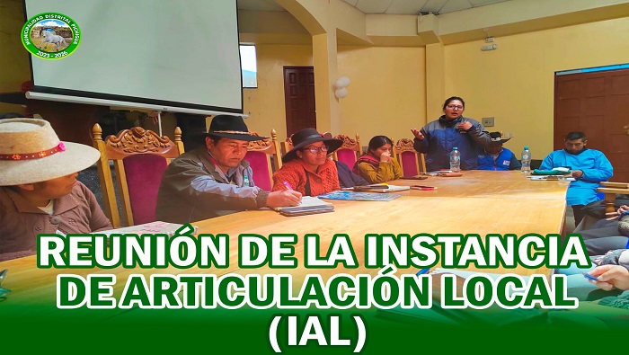 Reunion de la Instancia de articulacion local
