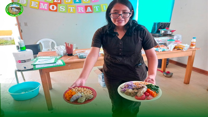Sesión demostrativa en Preparación de Alimentos Ricos en Hierro