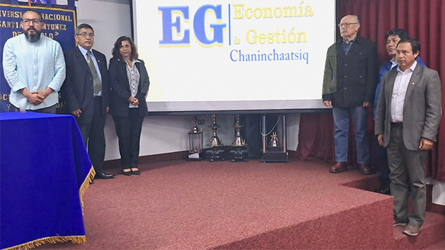 Facultad De Economía Y Contabilidad - Unasam presentó revista digital "Economía y Gestión"