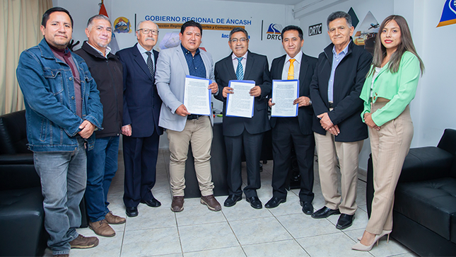 Compromiso para el desarrollo: FEC y la DRTC Áncash suscriben convenio