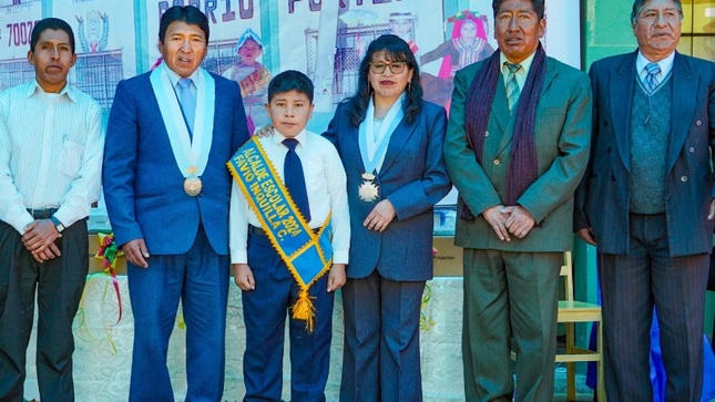 Municipalidad de Puno expresa un saludo fervoroso a la i.e.p. porteño por su LIX Aniversario