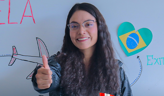 Santiaguina ganó beca para realizar maestría en Brasil