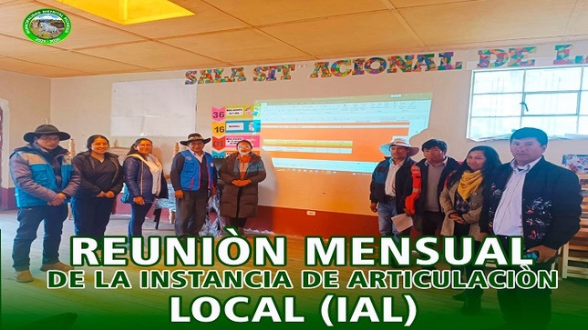 Reunión Mensual de la Instancia de Articulación Local