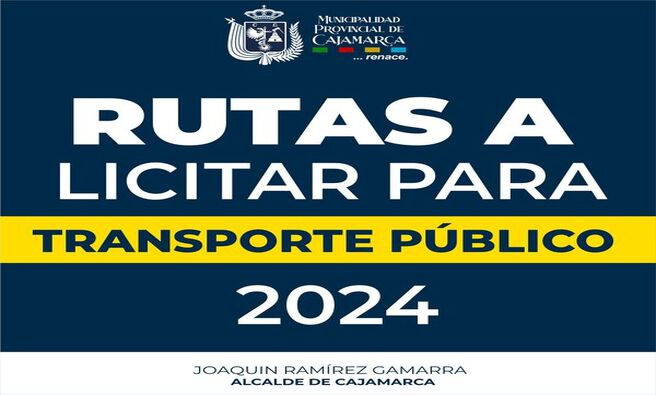 Registrate:
https://www.gob.pe/.../cam.../55205-licitacion-de-rutas-2024
Conoce aquí el cronograma 👇🏻 