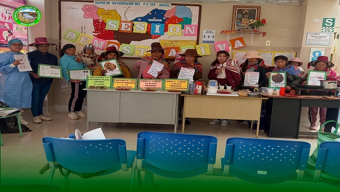 Continuamos con las Sesiones Demostrativas para Preparar Alimentos Ricos en Hierro