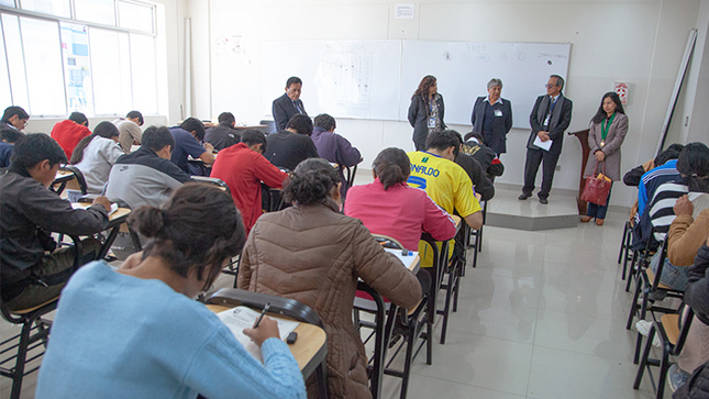 Unasam desarrolla con éxito el examen de admisión 2024-I