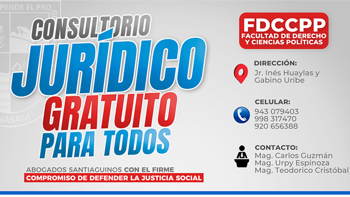 Consultorio jurídico gratuito para todos