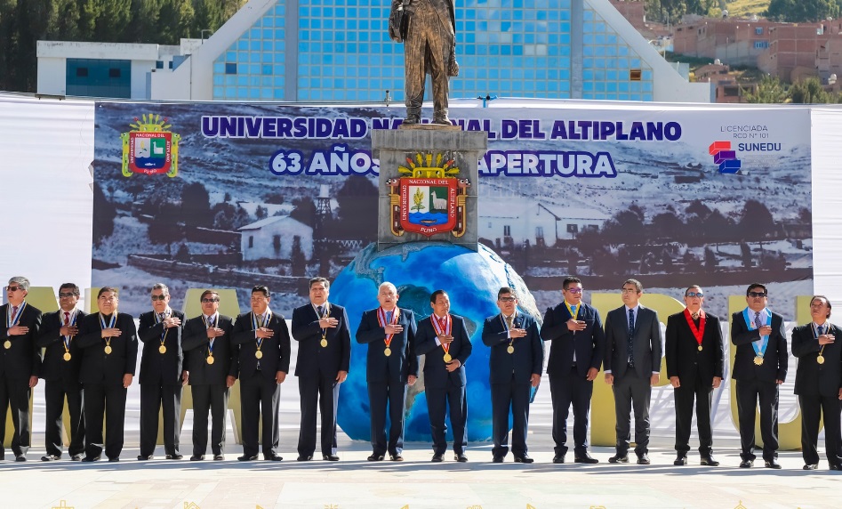 Municipalidad de Puno saluda a la Universidad Nacional del Altiplano por sus LXIII Aniversario de reapertura