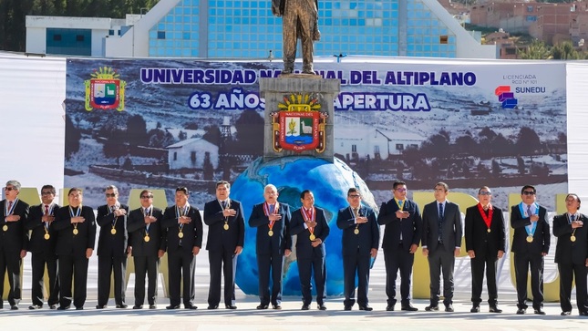 Municipalidad de Puno saluda a la Universidad Nacional del Altiplano por sus LXIII Aniversario de reapertura