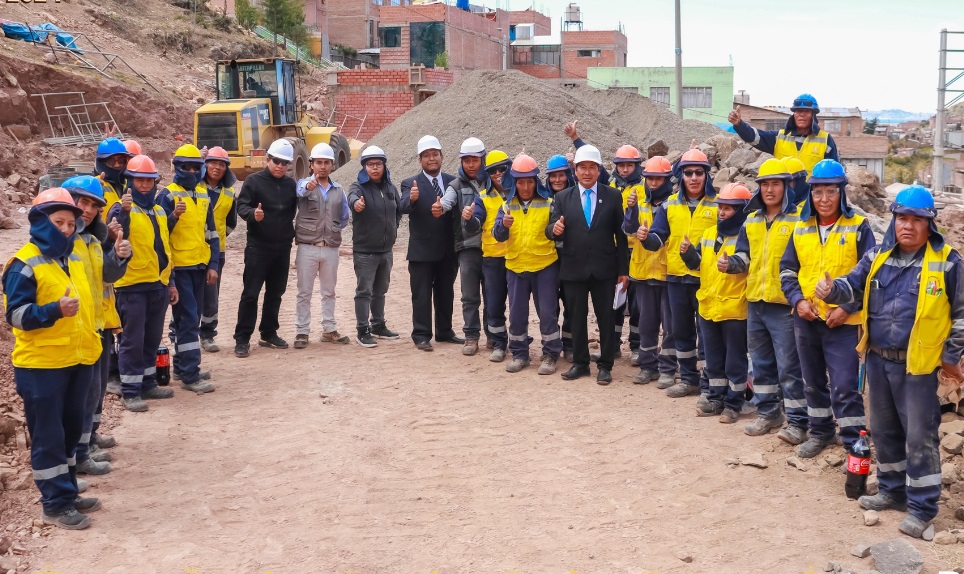 Se realizó supervisión inopinada a la obra mejoramiento del complejo deportivo en el barrio Copacabana
