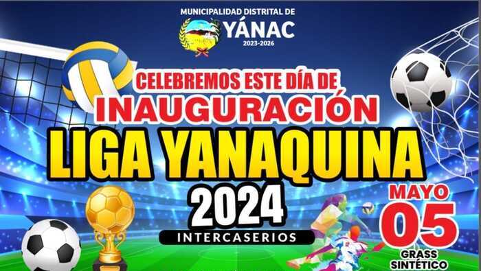 Inauguración de la liga Yanaquina 2024