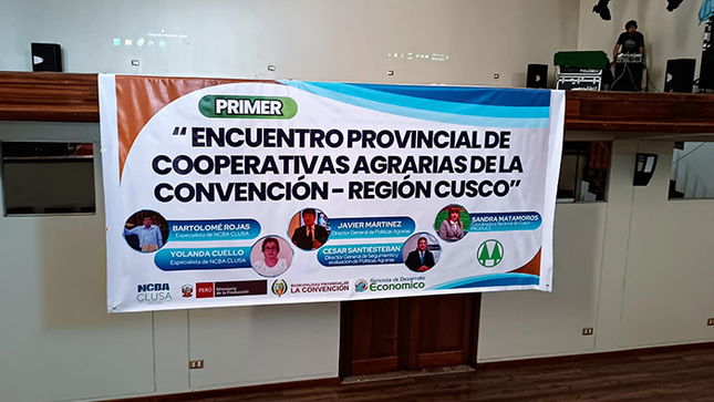 Primer encuentro provincial de cooperativas agrarias de La Convención - Región Cusco