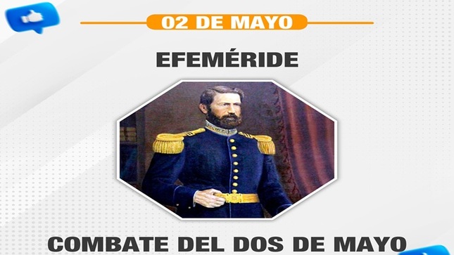 👉 El 2 de mayo de 1866, día de victoria en la historia peruana, significó el fin de una serie de hechos que involucraban la presencia de España en aguas peruanas casi 40 años después de proclamada la independencia. El Callao fue defendido por la Marina de Guerra del Perú, a la que se sumaron profesionales y estudiantes, niños y ancianos, trabajadores y vecinos chalacos llamados a la acción patriótica.

#EnGestionChavelonEsLaSolucion

𝑺𝒆 𝒂𝒈𝒓𝒂𝒅𝒆𝒄𝒆 𝒔𝒖 𝒅𝒊𝒇𝒖𝒔𝒊𝒐́𝒏 / 𝑼𝒏𝒊𝒅𝒂𝒅 𝒅𝒆 𝑰𝒎𝒂𝒈𝒆𝒏 𝑰𝒏𝒔𝒕𝒊𝒕𝒖𝒄𝒊𝒐𝒏𝒂𝒍
