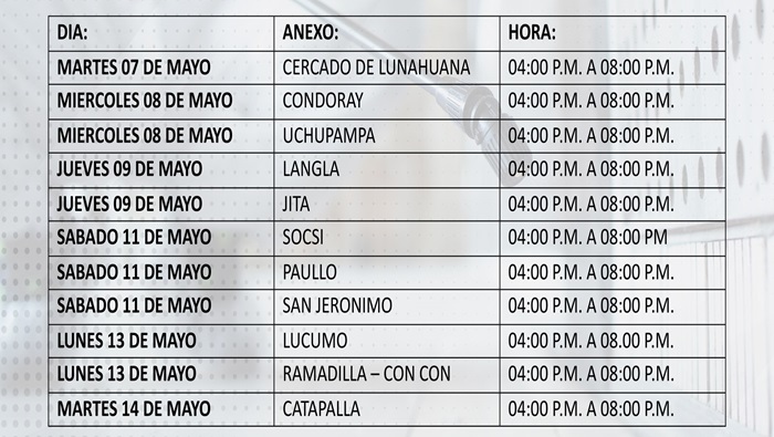 La Municipalidad Distrital de LunahuanΓ‘, comunica a la poblaciΓ³n en general que se realizara la π
πππππππππ ππππππ ππ ππππππ, segΓΊn el establecido en el cronograma. En tal sentido, se ruega brindar todas las facilidades al personal de la entidad municipal.
#EnGestionChavelonEsLaSolucion
πΊπ πππππ
πππ ππ π
ππππππΜπ / πΌπππ
ππ
π
π π°πππππ π°ππππππππππππ