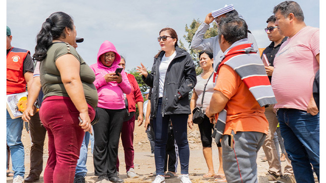 Realizan la Constatación de los Limites del Proyecto Integral de la Defensa Ribereña del Rio Huarmey.