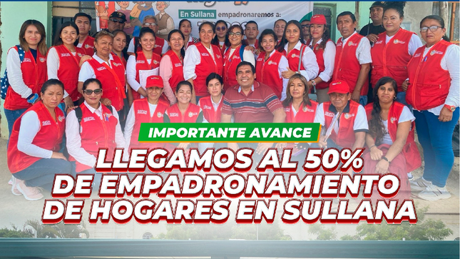 Municipalidad de Sullana supera el 50% de avance