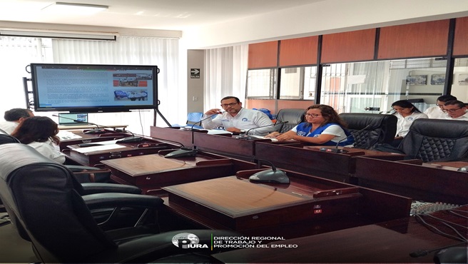 DRTPE Piura brind贸 presentaci贸n ante el Consejo Regional, exponiendo los Lineamientos de Gesti贸n, Plan de Trabajo y el Presupuesto 2024.