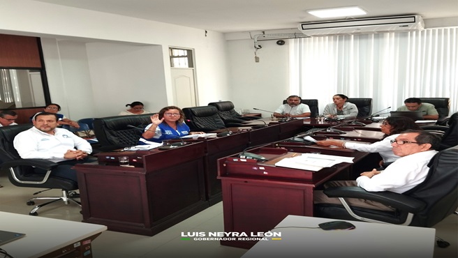 DRTPE Piura brind贸 presentaci贸n ante el Consejo Regional, exponiendo los Lineamientos de Gesti贸n, Plan de Trabajo y el Presupuesto 2024.
