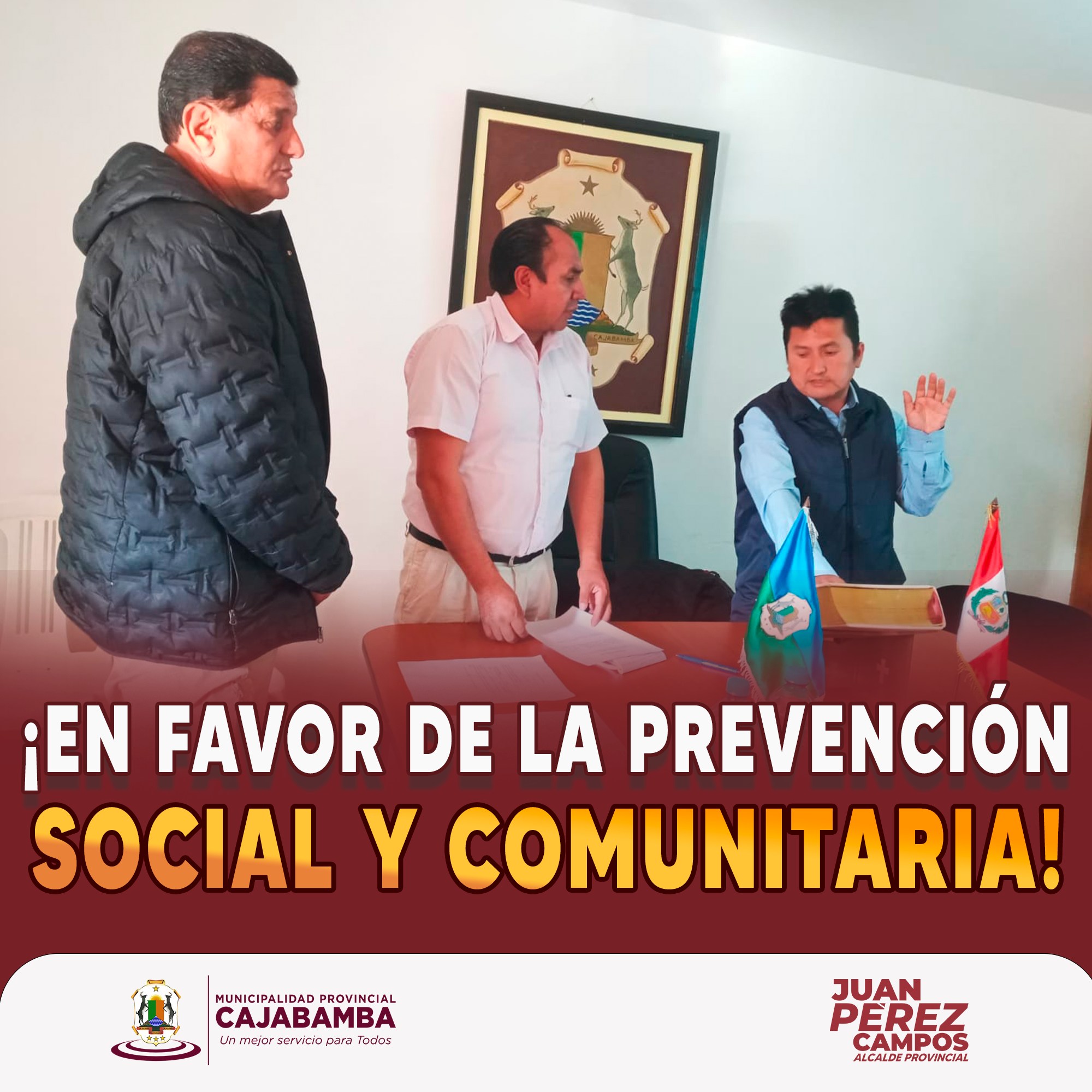 ¡En favor de la prevención social y comunitaria!