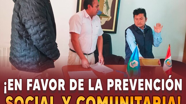 ¡En favor de la prevención social y comunitaria!