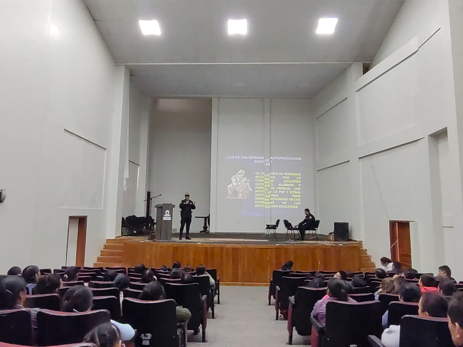 Capacitación a las BAPES de la i.e. José Gálvez