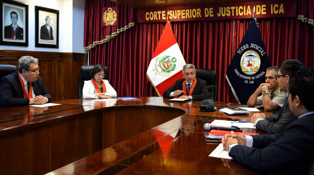 Corte Superior de Justicia de Ica.