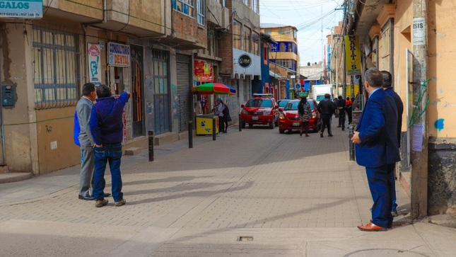 La Gerencia de Transportes realiza un recorrido por el barrio Central para escuchar las necesidades en el aspecto de transporte