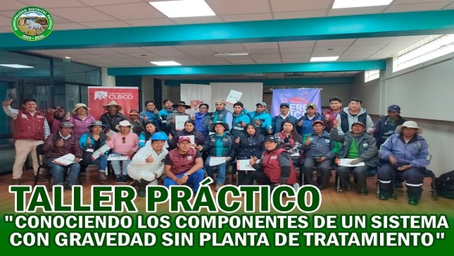 Taller Práctico Conociendo los Componentes de un Sistema con Gravedad sin Planta de Tratamiento