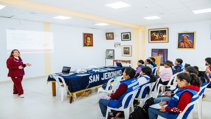 MUNICIPALIDAD DE SAN JERÓNIMO CAPACITA A ACTORES SOCIALES PARA PROMOVER LA ADECUADA ALIMENTACIÓN, PREVENCIÓN Y REDUCCIÓN DE LA ANEMIA.