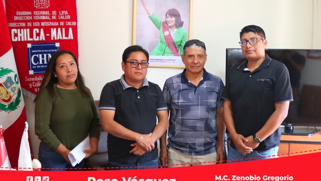 Director de la RIS Chilca Mala se reúne con Alcalde de Huampará - Yauyos.