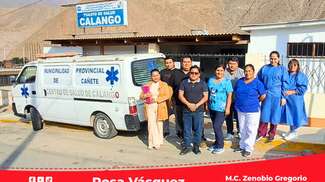 Director Ejecutivo realiza visita inopinada al Puesto de Salud de Calango.