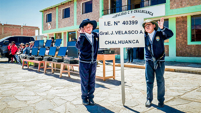 Plan COPESCO llega al Centro Poblado de CHALHUANCA