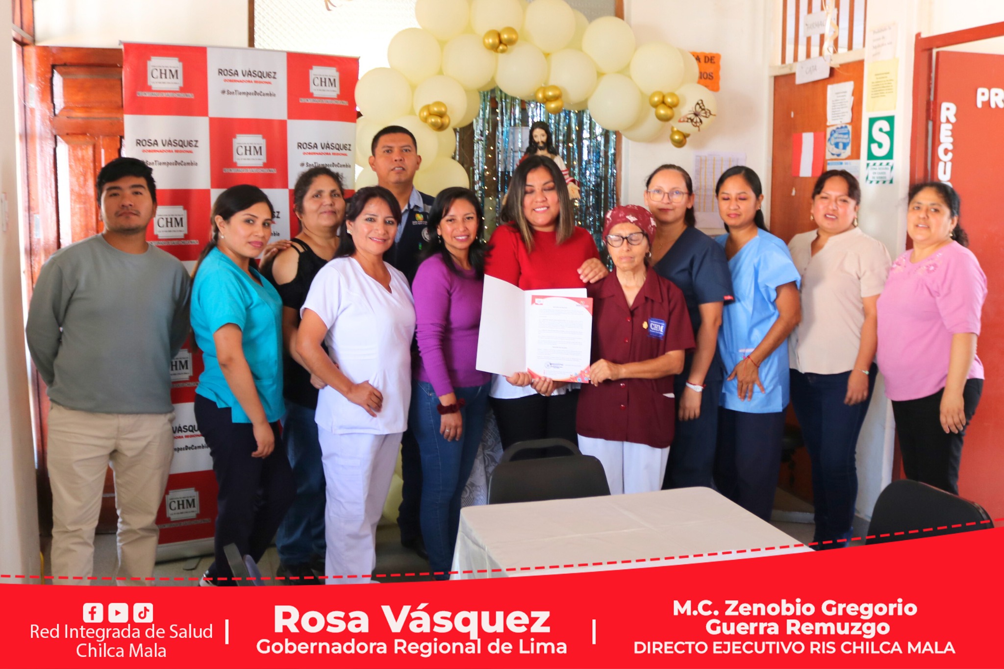 Puesto de Salud de Santa Cruz de Flores conmemora sus 58° Aniversario de fundación y atención al público.