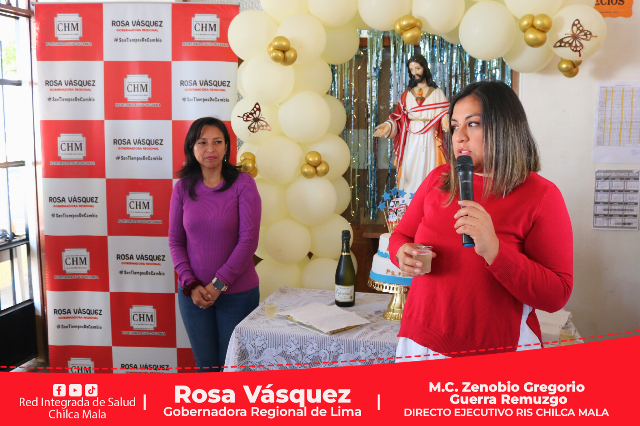 Puesto de Salud de Santa Cruz de Flores conmemora sus 58° Aniversario de fundación y atención al público.