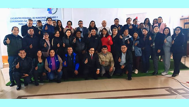 Minsa fortalece red de municipios saludables en Huancavelica