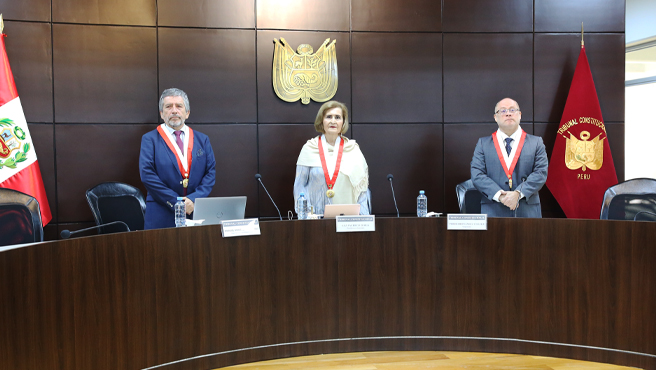 Sala Primera sesionó en audiencia pública y dejó al voto 10 procesos constitucionales de diversas localidades del país