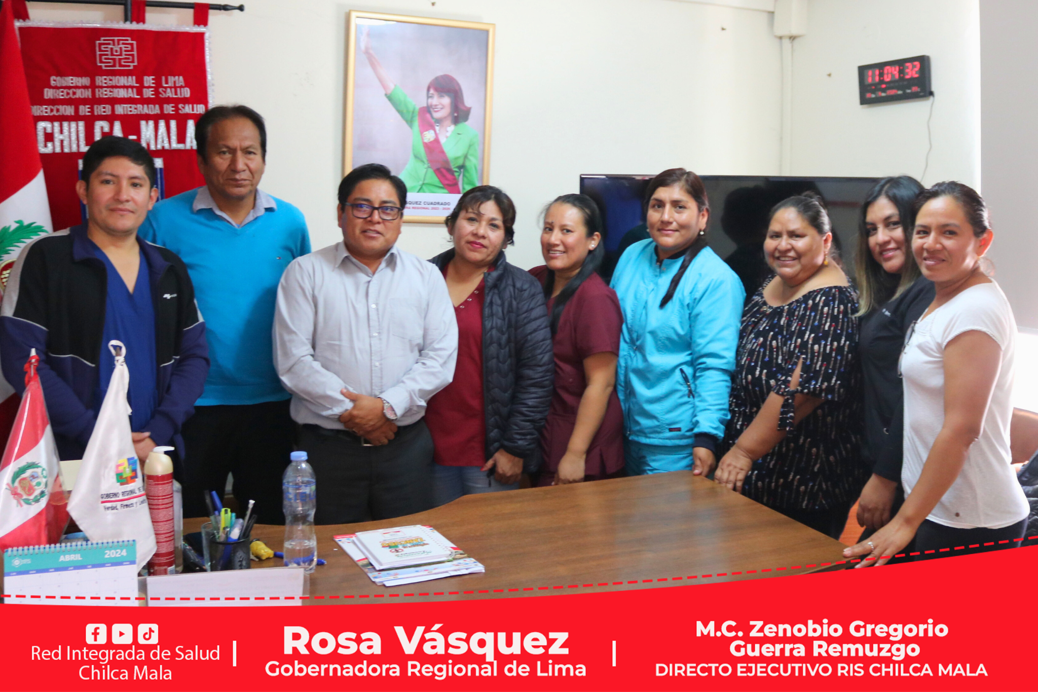 RIS Chilca Mala inicia reuniones con jefes de los establecimientos de salud de la MicroRed Mala.