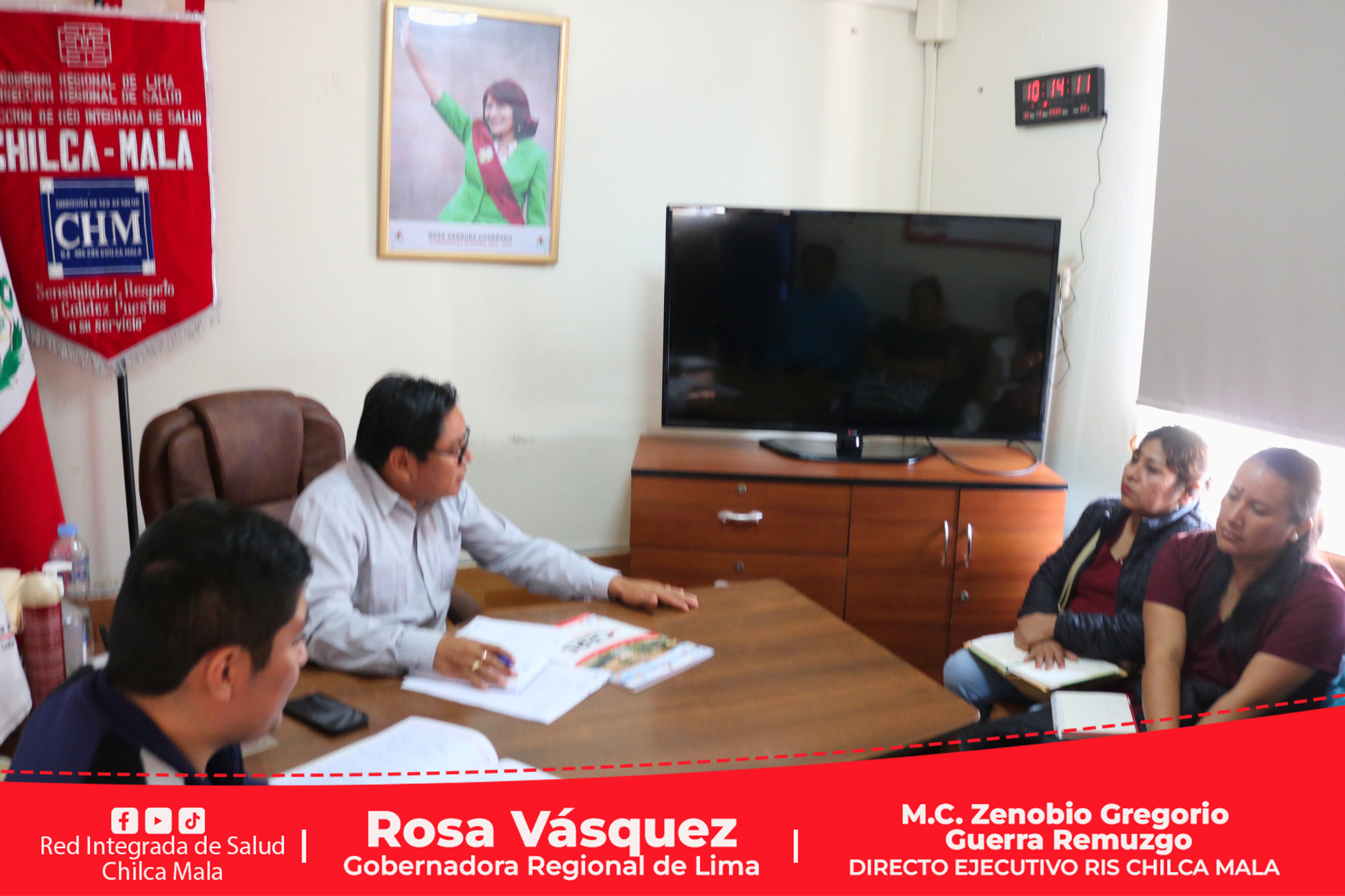 RIS Chilca Mala inicia reuniones con jefes de los establecimientos de salud de la MicroRed Mala.
