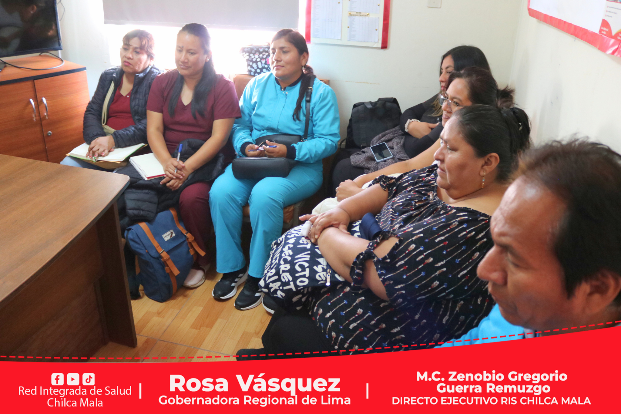 RIS Chilca Mala inicia reuniones con jefes de los establecimientos de salud de la MicroRed Mala.
