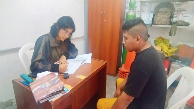 Jóvenes participan de 3era Campaña de inscripción Militar 