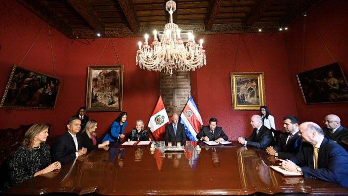 Canciller destacó la importancia del acuerdo entre el Perú y Costa Rica para combatir la delincuencia