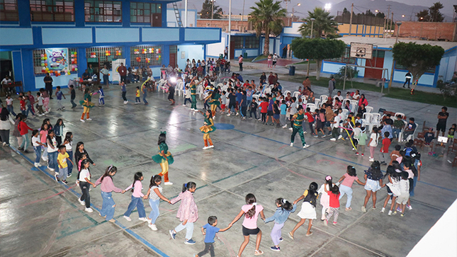 Municipalidad de Nepeña organiza Show Infantil en colaboración con la Policía Nacional del Perú