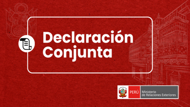 declaración conjunta